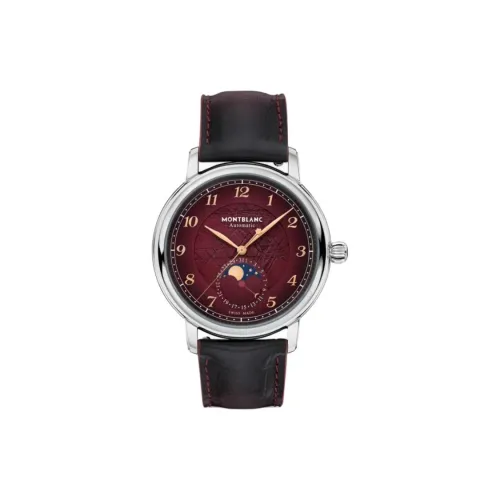 MONTBLANC Автоматический Механический Часы для Мужчин 42 мм Красный