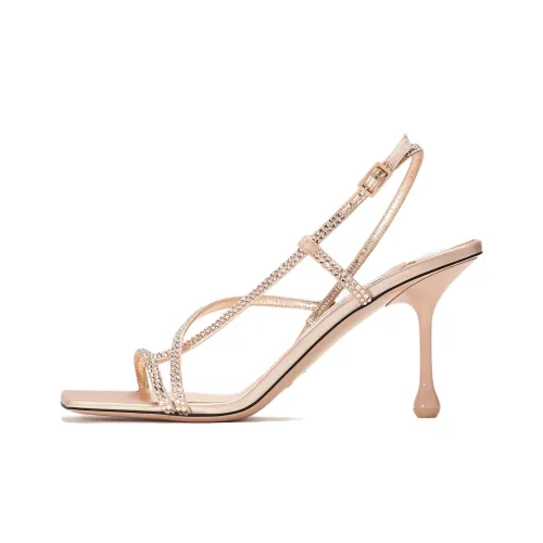 Jimmy Choo Etana One Ремешок Сандалии 8 см Женские Макарон Цвет