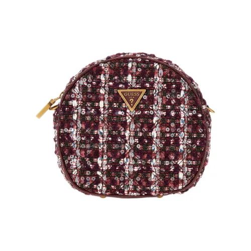 GUESS Полиэстер Сумка через плечо Мини Женская Бордовый Красный