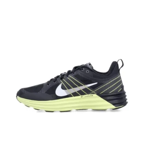 nike Lunar Roam Slip-resistant Abrasion-resistant Low Top Casual Running Shoes Unisex Black nike Lunar Roam Противоскользящий Устойчивый к истиранию Низкий Топ Повседневные Беговые Кроссовки Унисекс Черный