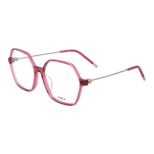 Furla Ацетат Нерегулярная форма Оправы для очков Женские Розовый
