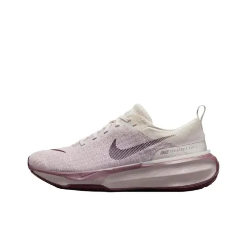 Nike Invincible 3 Амортизация Низкий Топ Повседневные Тренировочные Беговые Кроссовки Мужские Светло-Розовые