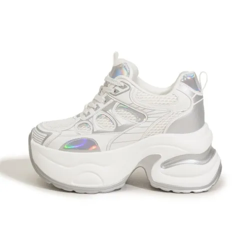 Milan Love Song Амортизация Устойчивый к истиранию Увеличение высоты Низкий топ Кроссовки с подошвой Женские