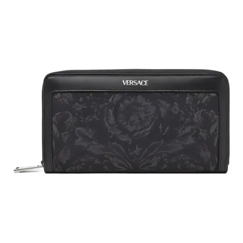 FANSIZHE Barocco Polyester Wallet Men's Black