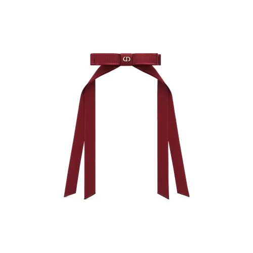 DIOR Satin Заколки для волос Женские Гранатовый Красный