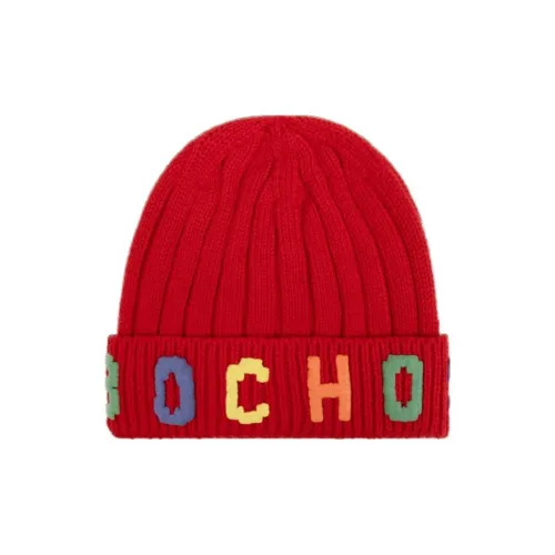 BOBO CHOSES Хлопок Трикотажная ткань Шапки-бини Детский Красный