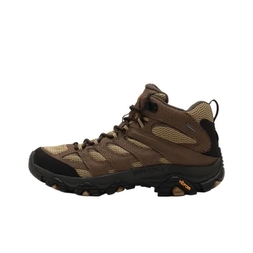 MERRELL MOAB 3 Противоскользящий Устойчивый к истиранию MID Топ Альпинистская Обувь Мужская Коричневый