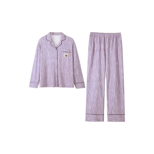 Kerener Pajama Комплект Женский Фиолетовый