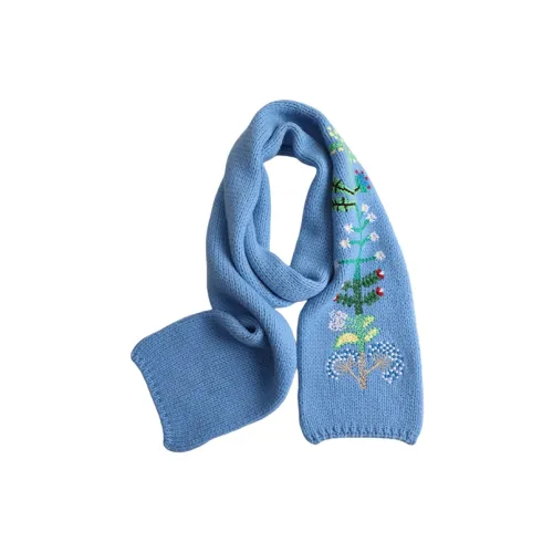 Lagur Мериносовая шерсть Вязаные шарфы Женские