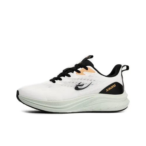 XIDELONG Беговые кроссовки Low Top Черный Белый Мужской