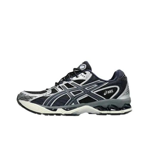 ASICS Gel Nimbus 10,1 Амортизация Износостойкий Низкий Топ Марафон Беговые кроссовки Унисекс Серебристый Черный