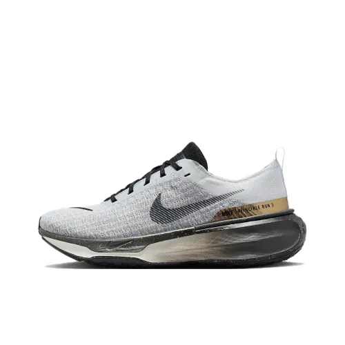 Nike Shock Absorbers Slip-Resistant Дышащий Низкий Топ Повседневные Тренировочные Беговые Кроссовки Мужские Серый Черный