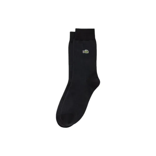 LACOSTE Collaboration 1 упаковка черные мужские носки MID до икры