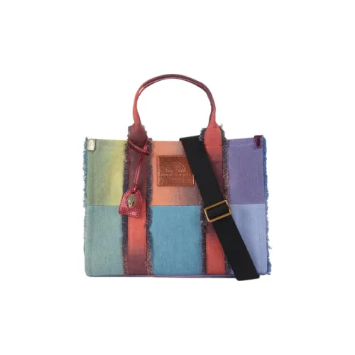 Kurt Geiger London Деним Ткань Тоут Сумка Сумка для покупок Сумка на плечо Сумка Женская Многоцветная