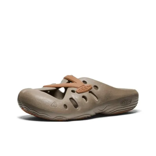 KEEN YOGEEZ Антибактериальные Домашние тапочки Унисекс Серый Коричневый