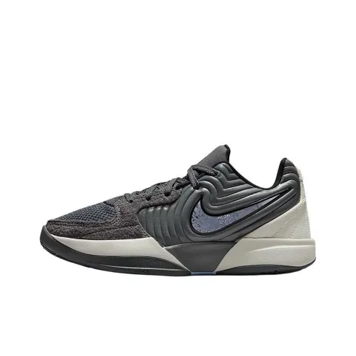 Nike Ja Morant 2 Устойчивые к истиранию Низкие Кроссовки для Баскетбола Детские Серые