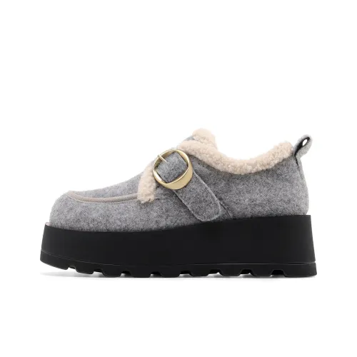 ST SAT Термический Аbrasion-Resistant Увеличение Высоты Покрытие Короткие Снежные Ботинки Женские