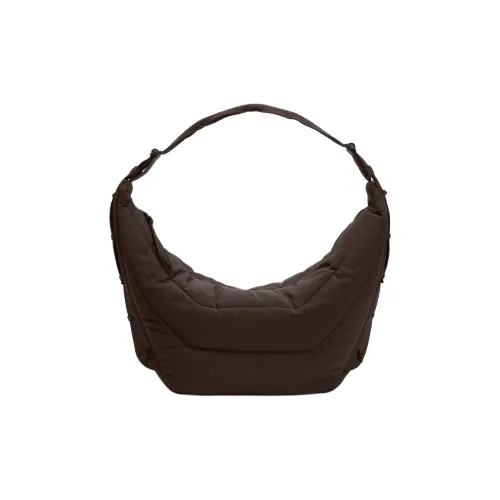 Lemaire Нейлоновые сумки через плечо сумка на плечо большой унисекс темный шоколад