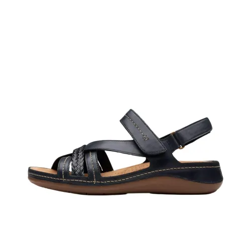 Clarks Cecily Ремень one Ремень Сандалии 4CM Женские Черный