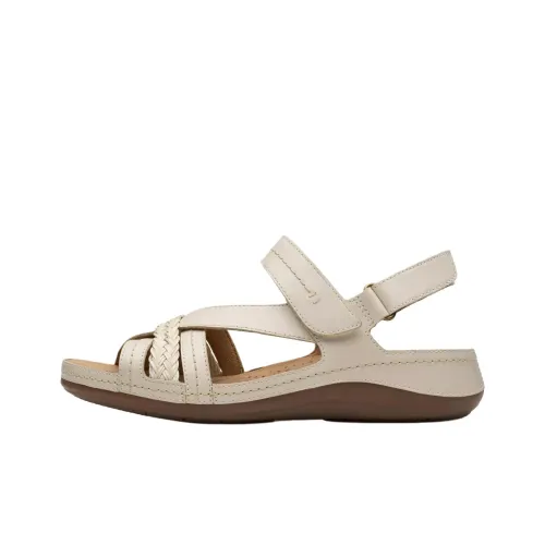 Clarks Cecily Ремень one Ремень Сандалии 4CM Женские Бежевый