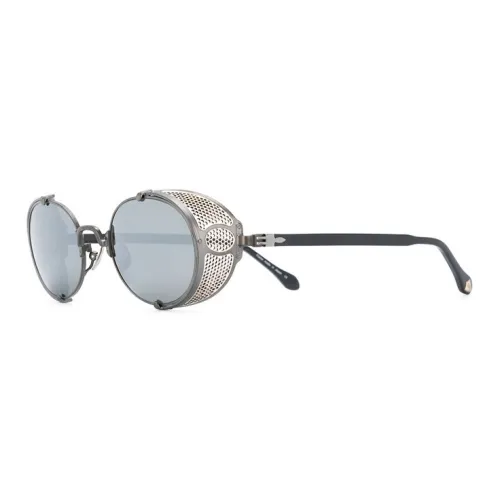 Matsuda Титан Ацетат OVAL SUNGLASSES Женские Черный