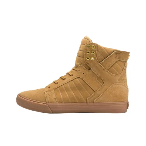 Кроссовки для скейтбординга SUPRA High Top Коричневые Унисекс