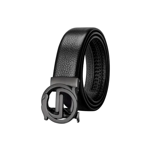 Jaylen Oos Ремни из лощеной коровьей кожи Мужской ширина 3,5 см