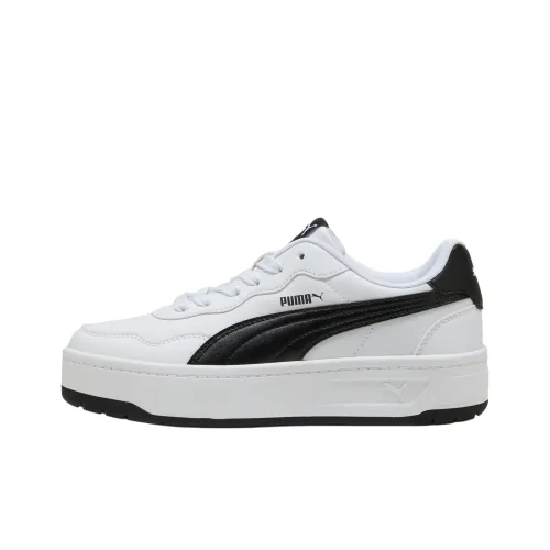 PUMA Court Lally Skye Low Топ Кроссовки для скейтбординга Женские Белые Черные