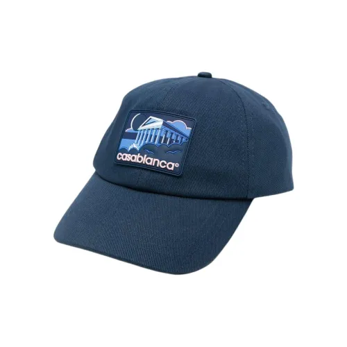 CASABLANCA ПВХ Хлопок Бейсболки Мужские Синие