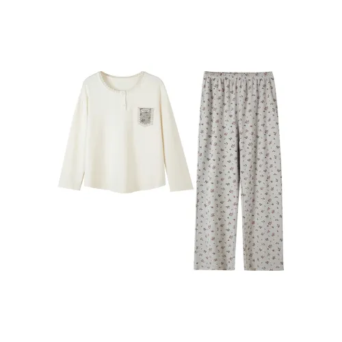 Kerener Пижамный комплект Женский Белый