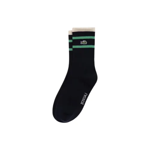 LACOSTE Collaboration 1 упаковка черные мужские носки MID до икры