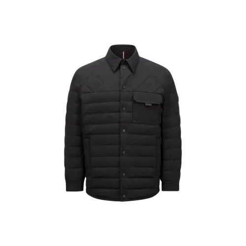 Moncler Iseran Series Пуховик Мужской Черный