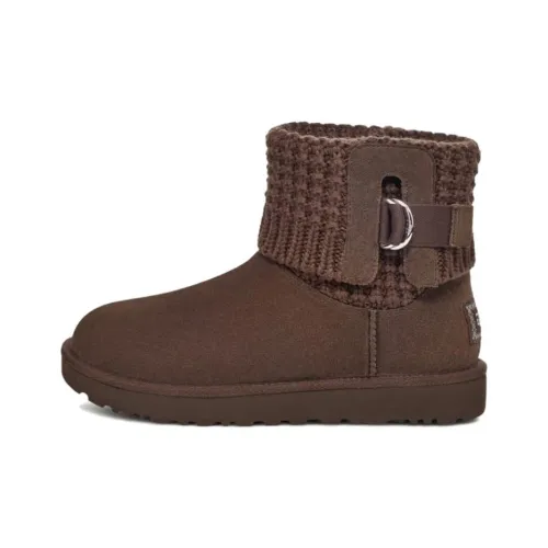 UGG Solene Мини Короткий Снегобут Женские Коричневый