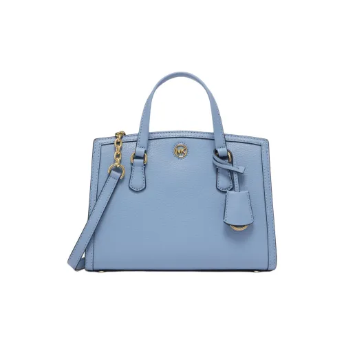 MICHAEL KORS Chantal Коровья кожа Тоут Сумка Сумка для покупок Сумка Сумка через плечо Сумка через плечо Маленькая Женская Светло-синяя