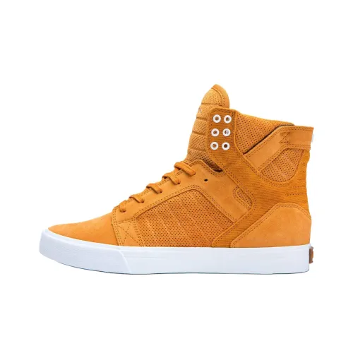 Кроссовки SUPRA для скейтбординга, высокие, коричневые, мужские