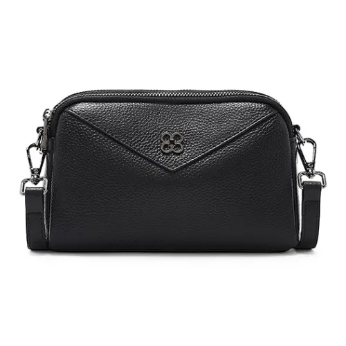 Old Man's Head Сумка через плечо из натуральной коровьей кожи женская черная