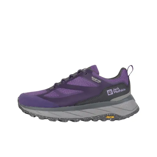 Jack Wolfskin Terraventure Противоскользящий Водонепроницаемый Сцепление Низкий Топ Альпинистская Обувь Женская Фиолетовая