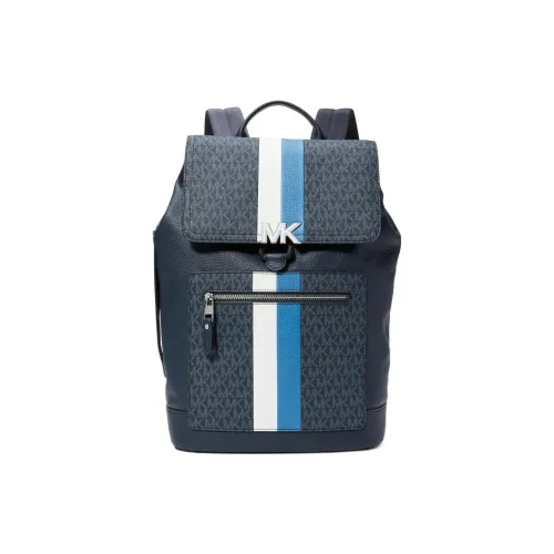 MICHAEL KORS MK Hudson Холст и Кожа Рюкзак Мужской Темно-Синий