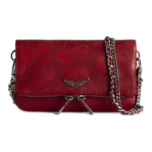Zadig Voltaire Сумка через плечо из коровьей кожи Женская Красная