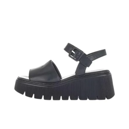 Gabor Мода One Ремешок Сандалии 7 см Женские Черные