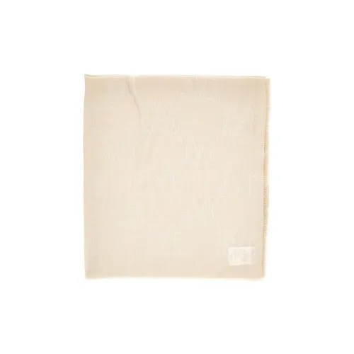 MaxMara Шелк Вискоза Кашемир Вязаные Шарфы Унисекс Умбра