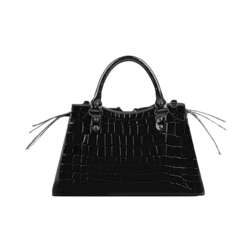 Balenciaga Neo Classic Коровья кожа Клатч Сумка Маленькая Женская Черная