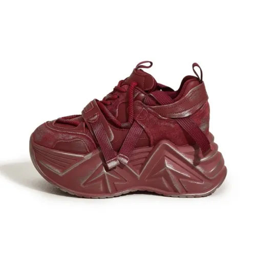 Milan Love Song Амортизация Устойчивый к истиранию Увеличение высоты Низкий топ Кроссовки с подошвой Женские