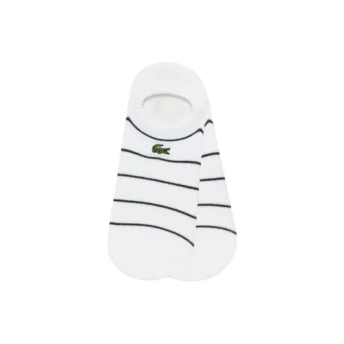 LACOSTE No Show Носки Мужские 1 Пачка Белые