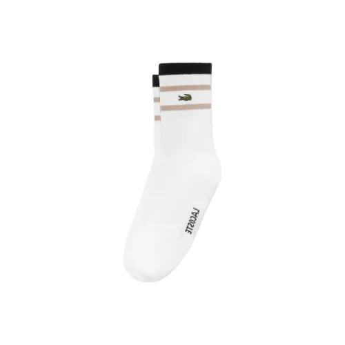 LACOSTE Collaboration 1 Pack White Men's MID Shin Носки