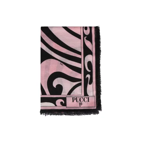 EMILIO PUCCI Шелковые шарфы Женские Розовый