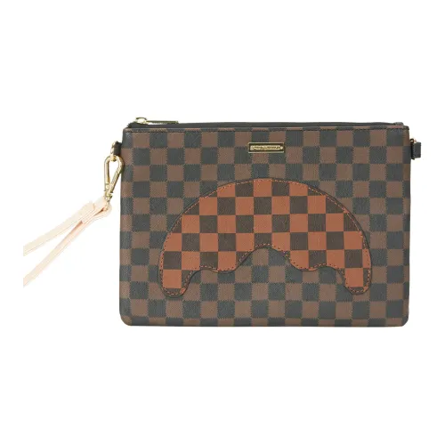 SPRAYGROUND PVC клатч стандартный унисекс коричневый