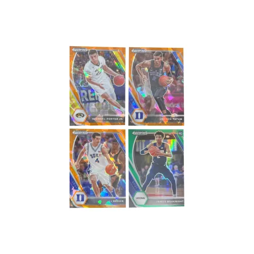 PANINI 2021 PRIZM Michael Porter+Tatum+JJ Redick+Booker Tuck Orange University Всего 4 шт Спортивные карты