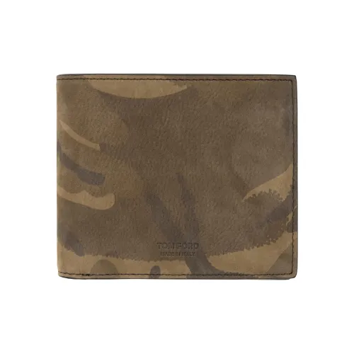 TF Телячья кожа Кошелек Мужской Армейский зеленый камуфляж