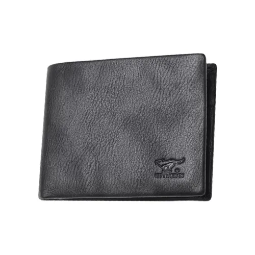 SEPTWOLVES Кошелек из коровьей кожи Мужской Черный